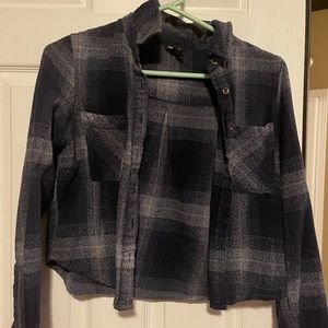 Forever 21 cropped flannel